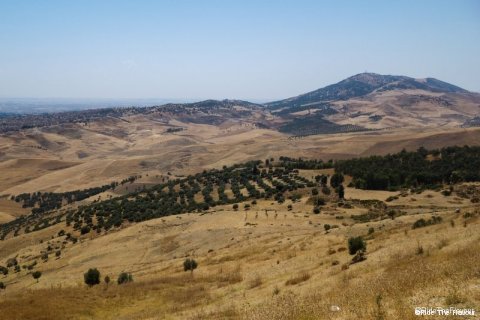 Les paysages désertique de la région de Fes